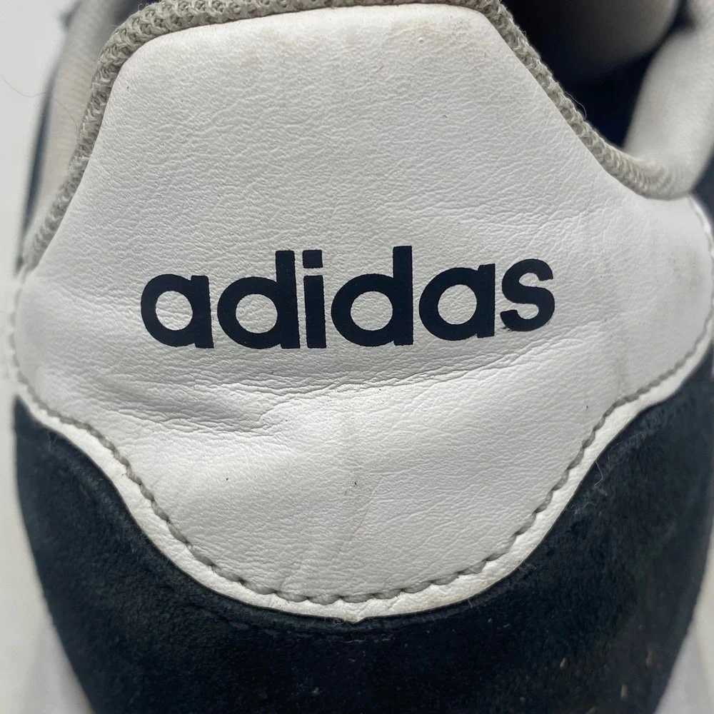Adidas V Racer 2.0 Mens Sneakers Black White FZ0958 Low Top Shoes Size 10